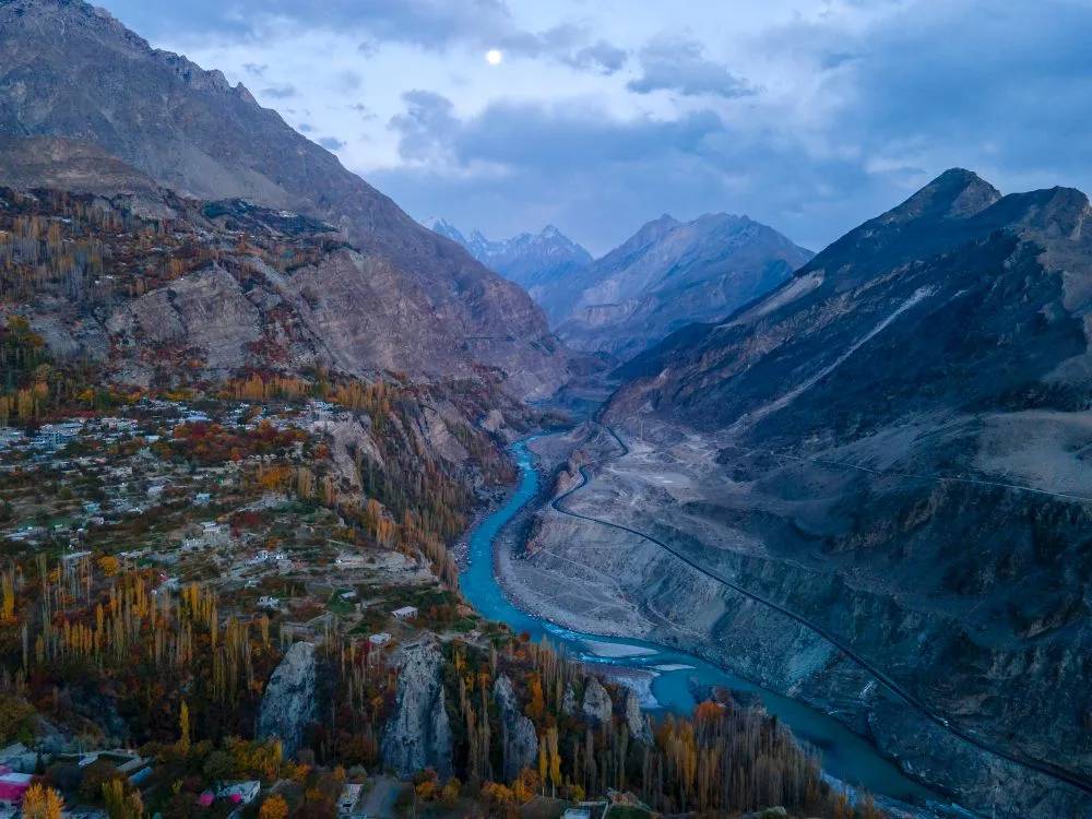 Tour landscape in Hunza Valley